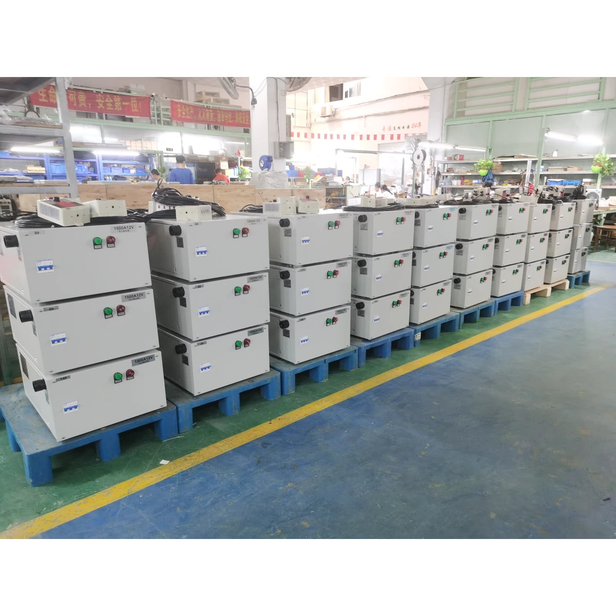 GAOHUI 12V 2500A Industrial High Frequency Rectifier for Tin Plating Electroplating Power Supply