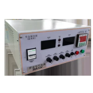 GAOHUI 12V 50A High Frequency Pulse Plating Rectifier for Precision Gold Electroplating and Electronic Connector Finishing