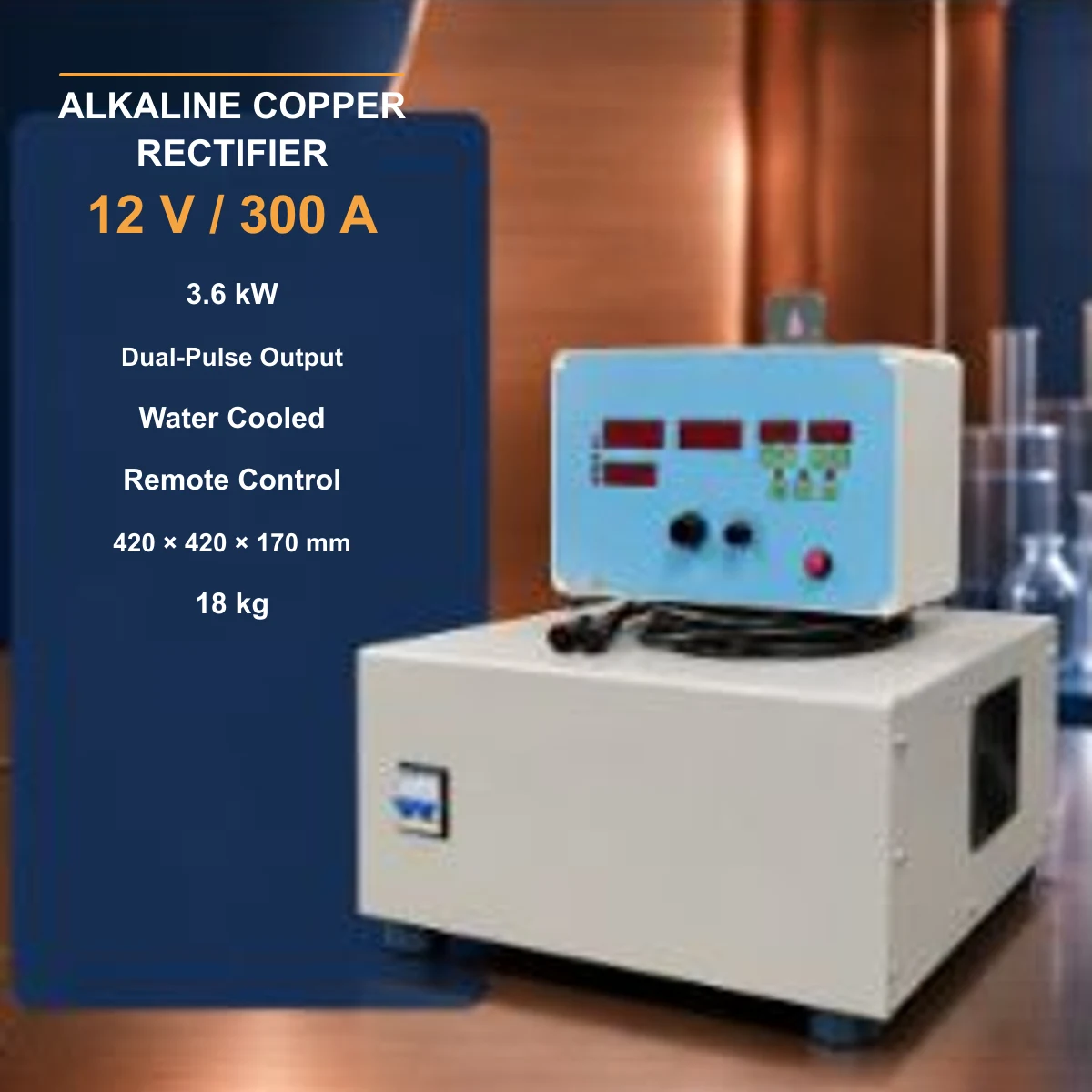 12V 300A alkaline copper rectifier specification overview