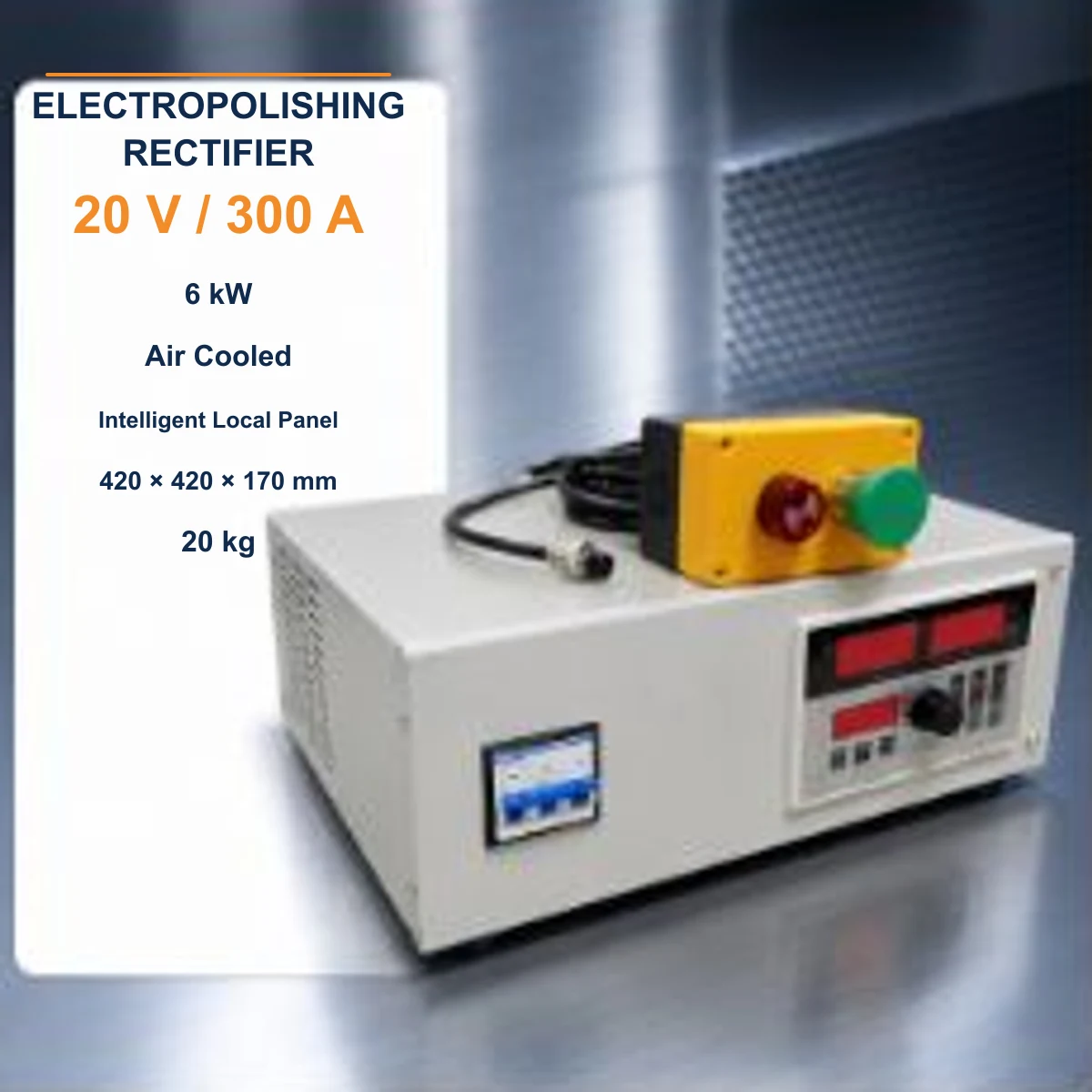20V 300A electropolishing rectifier specification overview