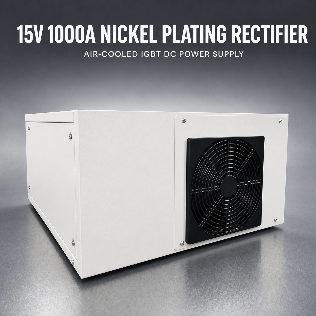 15V 1000A air-cooled nickel plating rectifier