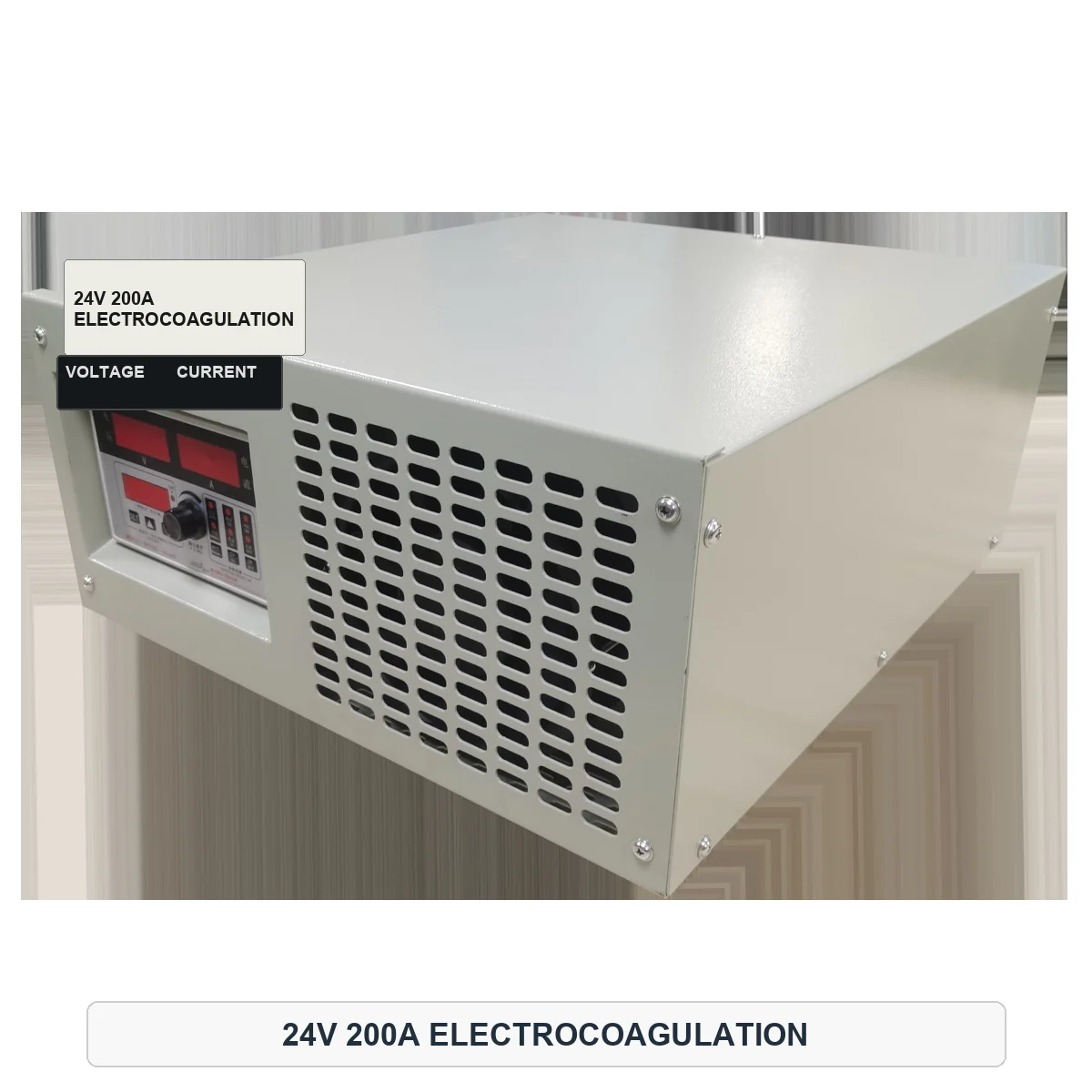 Air-cooled 24V 200A electrocoagulation rectifier cabinet and control panel