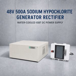 48V 500A Sodium Hypochlorite Generator Rectifier compatible industrial rectifier enclosure